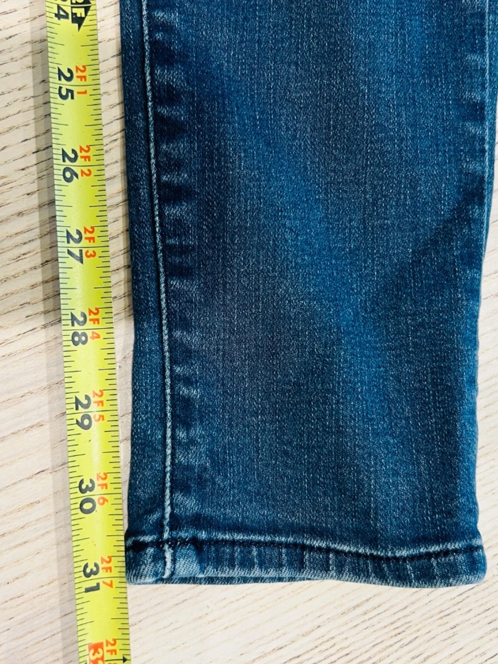 Abercrombie & Fitch Harper Super Skinny Jeans Womens 28 Long / 6L Blue Dark Wash